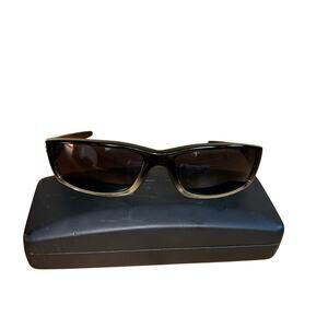 Spy Optics Sunglasses Vintage Curtis Black Frame Gray Lens Polarized & case